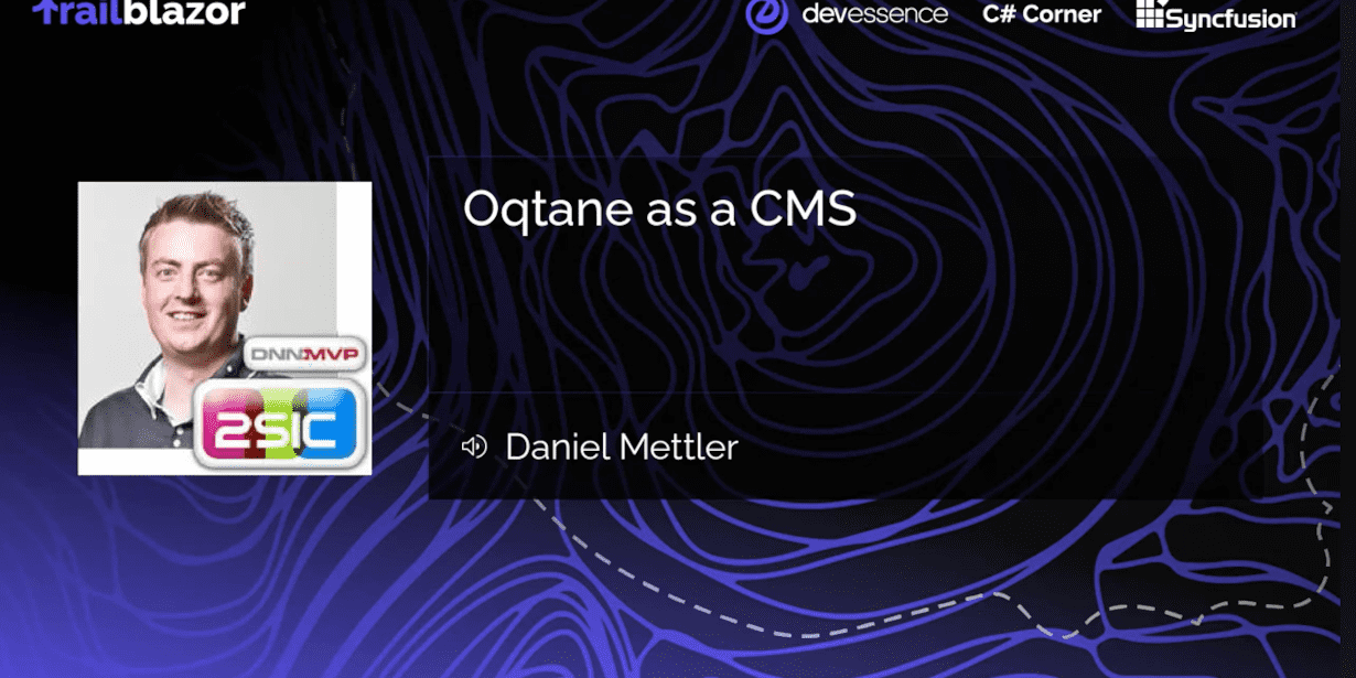 Oqtane as a Blazor CMS (Video from Trailblazor Conference)