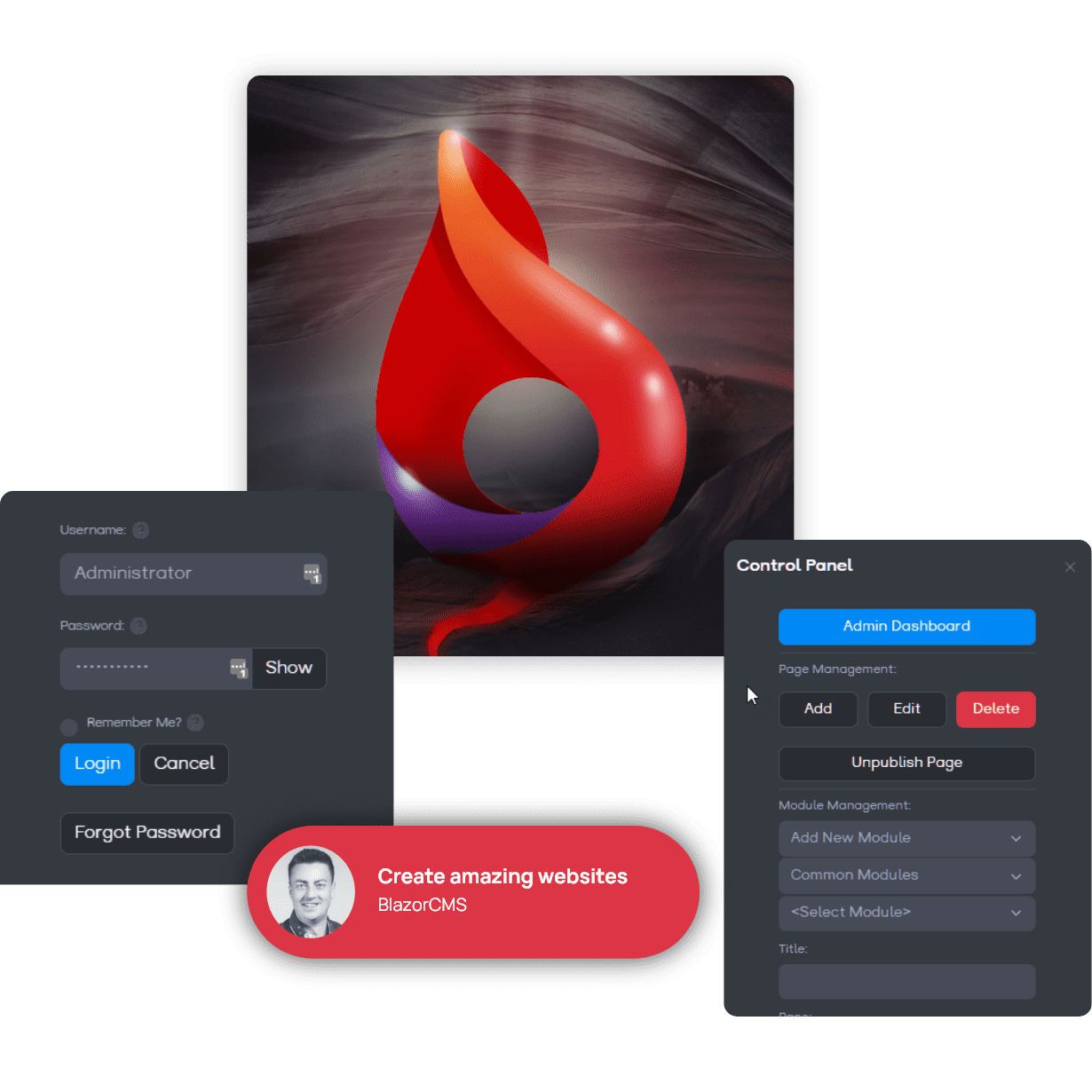 Blazor CMS
Oqtane CMS